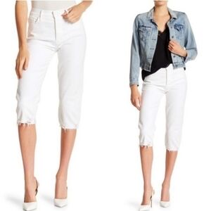 MOTHER White Capri‎ The Almost Saint Almost Innocent Jean Size 28